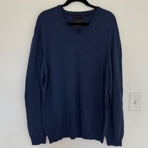 Jos. A. Bank Reserve Men's Italian Yarn/Wool/Cashmere Navy Sweater - Size XXL